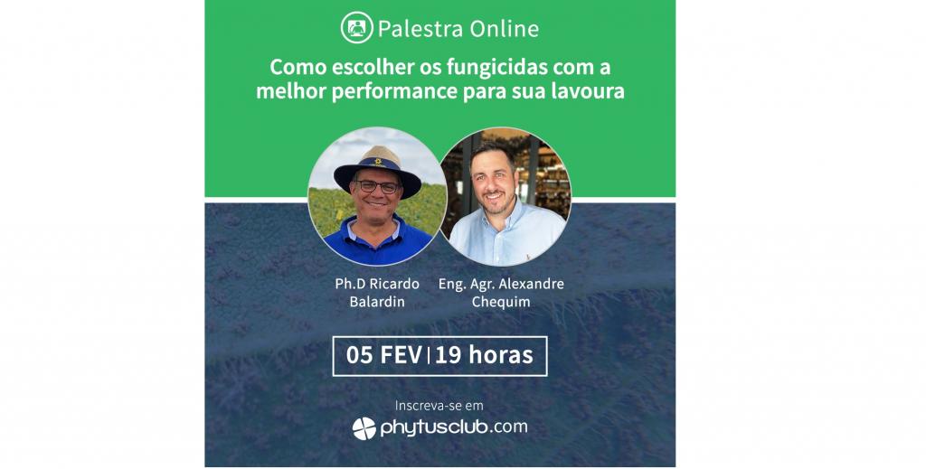 Phytus Club realiza palestra online gratuita sobre escolha de fungicidas ideais