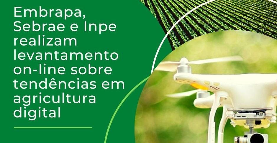Levantamento sobre tendências em agricultura digital segue até 31 de maio