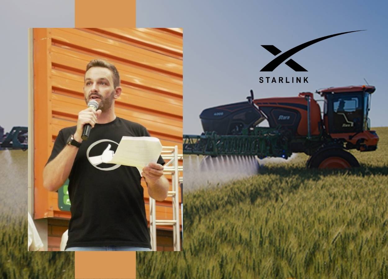 Máquinas da Stara passam a ter internet via Starlink