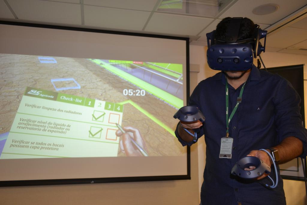 SLC Agrícola implementa realidade virtual em treinamentos