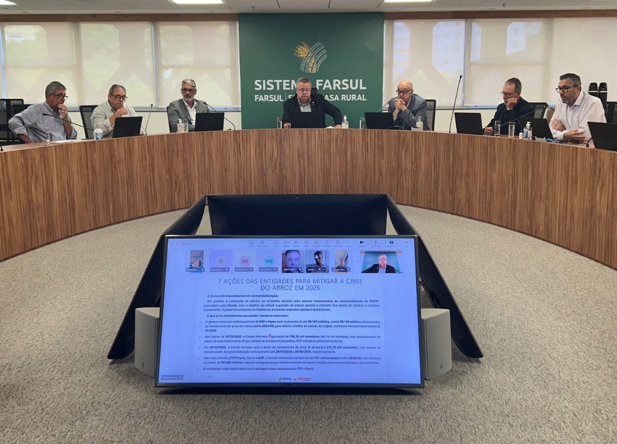 Entidades do RS articulam reação à crise do arroz