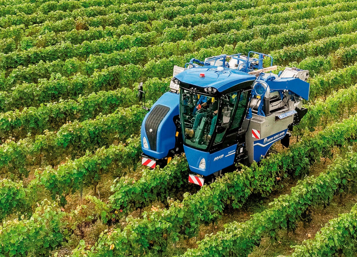 New Holland amplia garantia para colhedoras de uva e azeitona na Europa