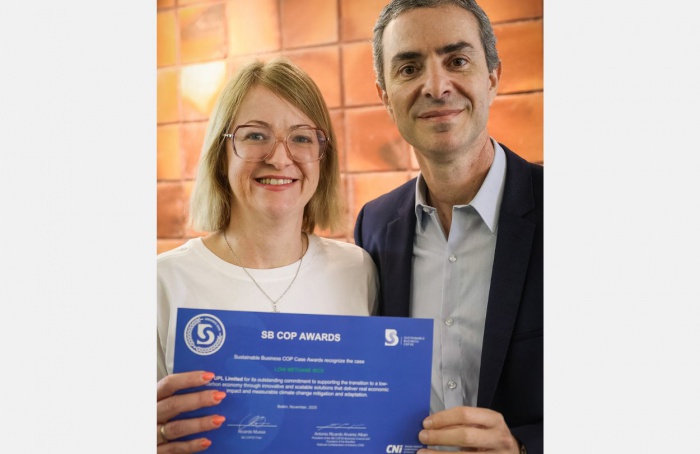 Projeto da UPL vence prêmio global SBCOP na COP30
