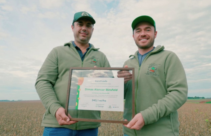 Produtor bate recorde com 343,1 sacas de milho por hectare