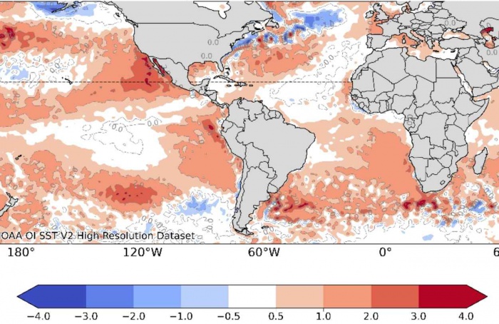 Previsões elevam risco de El Niño em 2026