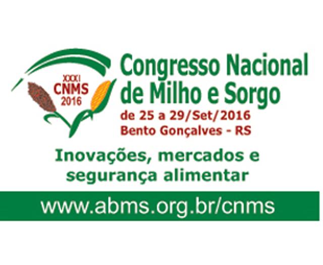 Congresso Nacional de Milho e Sorgo apresentará mais de 400 trabalhos