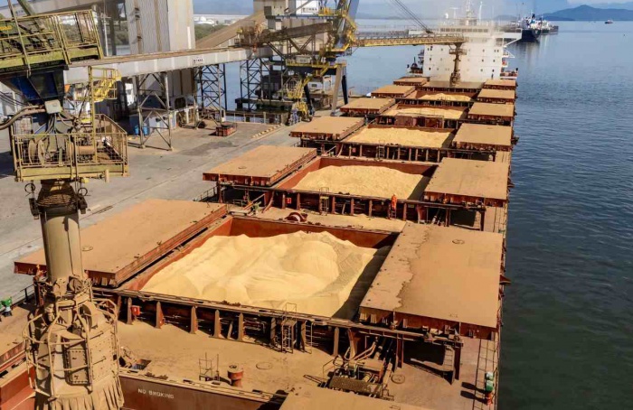 Brasil amplia exportações de soja e milho no início de 2026