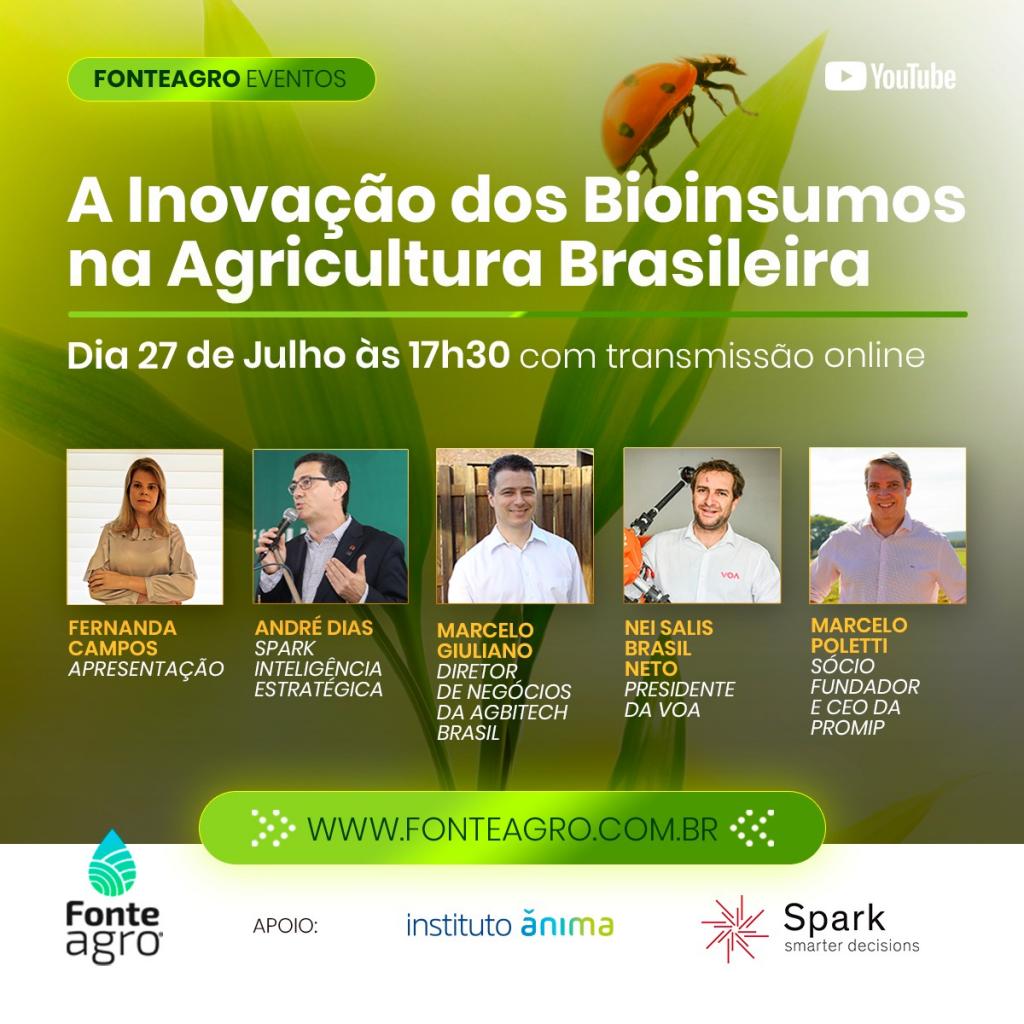 Inovação dos bioinsumos na agricultura brasileira é tema de painel com empresas pioneiras no setor