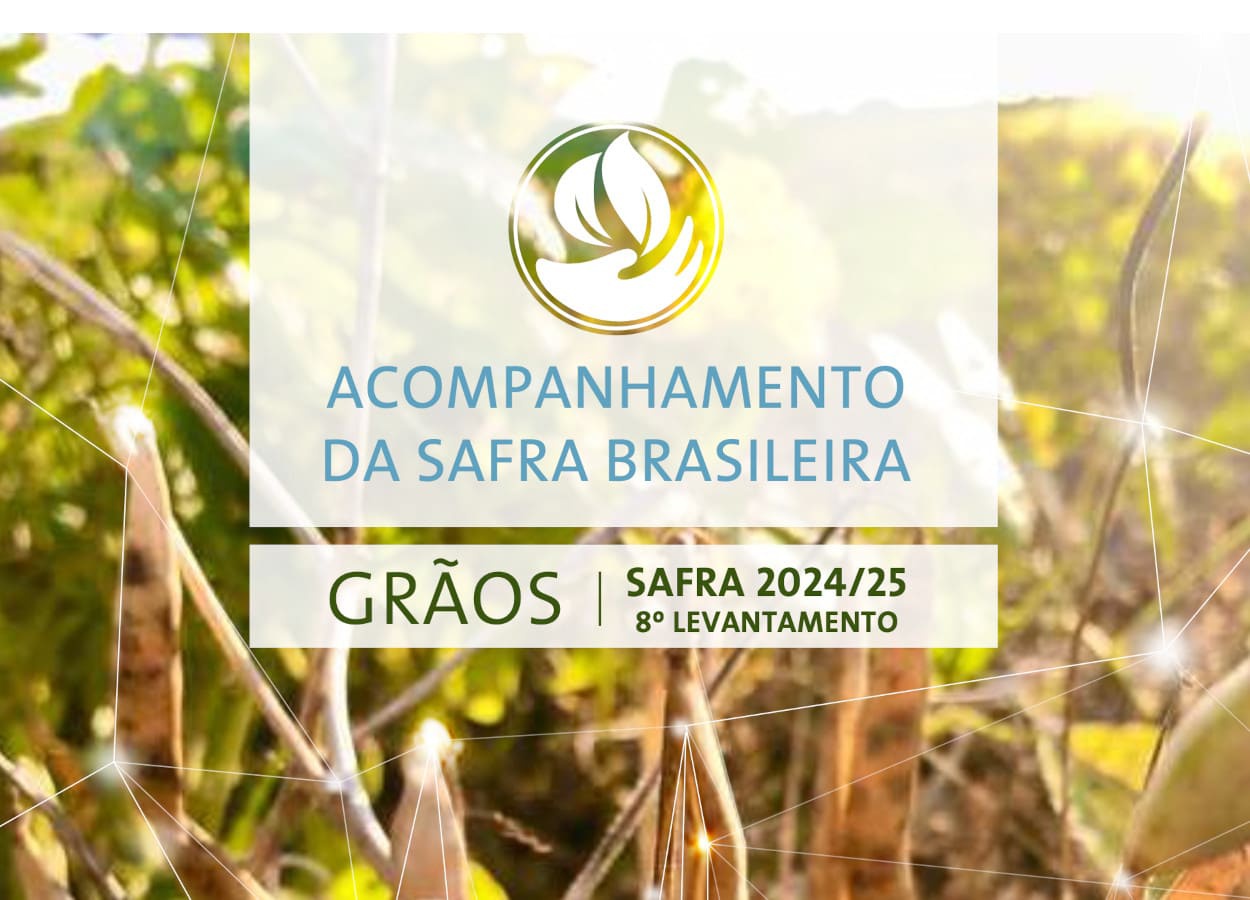Conab divulga oitavo levantamento da safra 2024/25