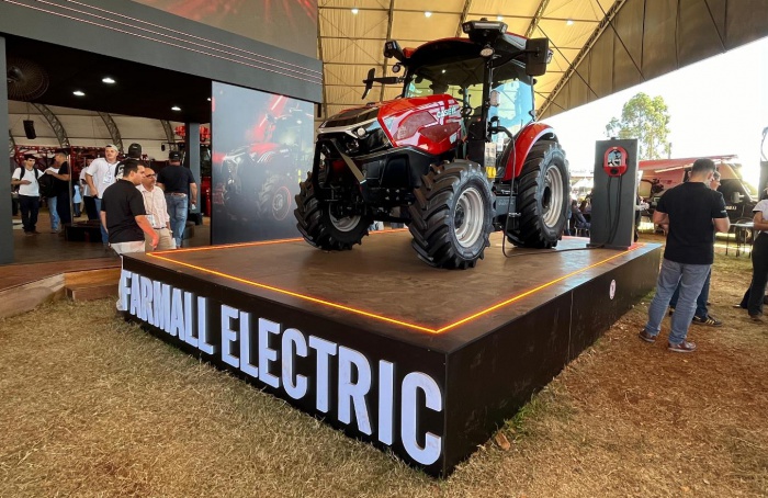 At Agrishow 2024, the Farmall 75C electric tractor was the star of Case IH