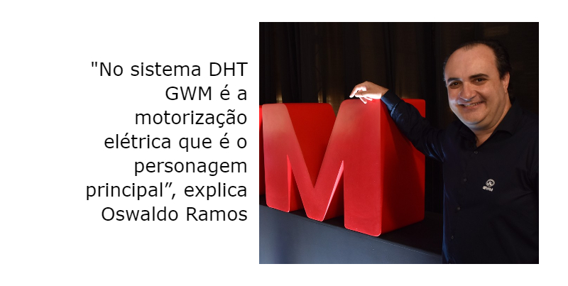 A GWM Brasil apresentou tecnologia híbrida DHT que vai equipar veículos da marca