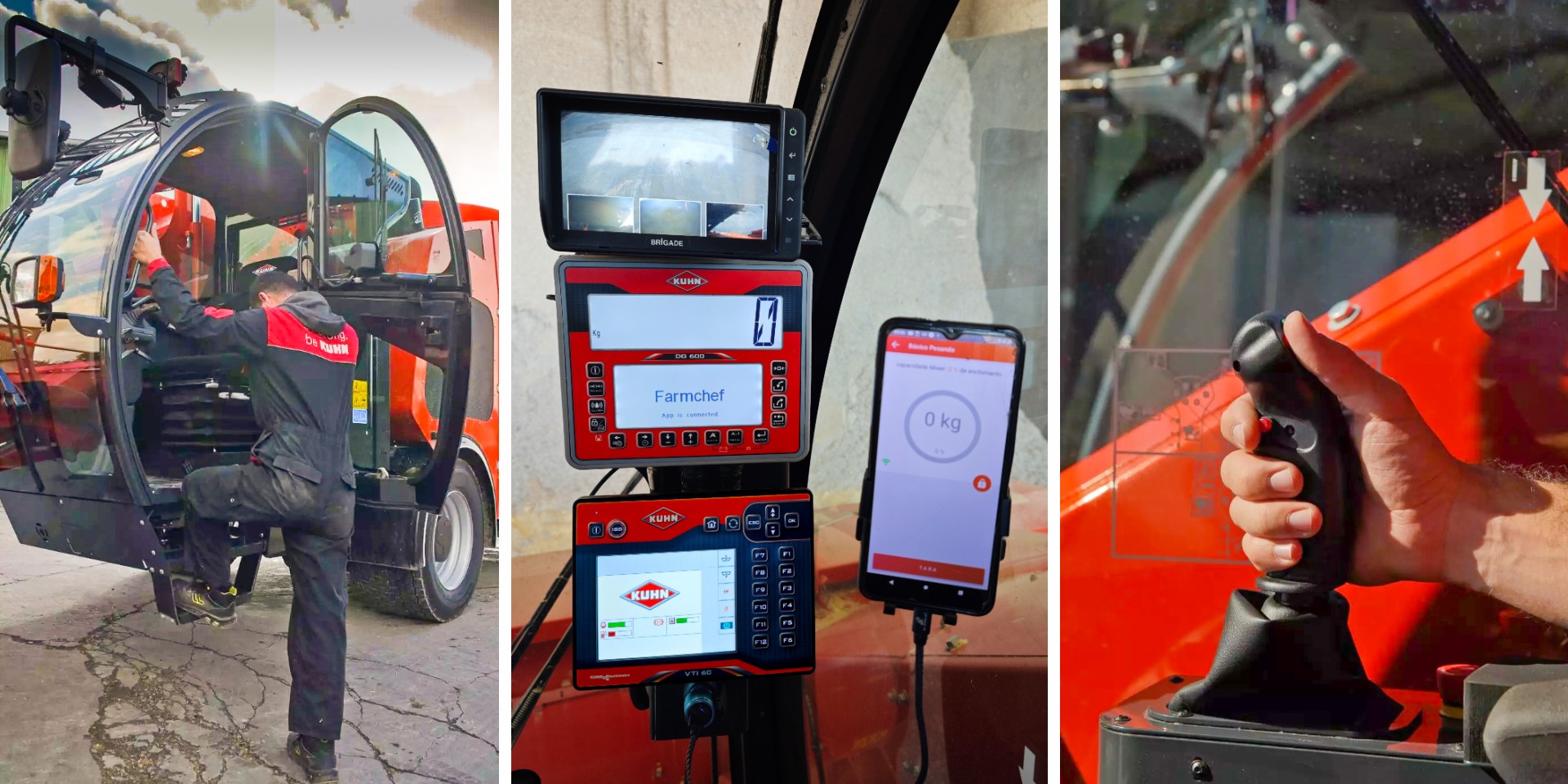 As cabinas das séries SPV e SPW foram projetadas com foco em ergonomia e visibilidade, além de pacote tecnológico que facilita o trabalho do operador