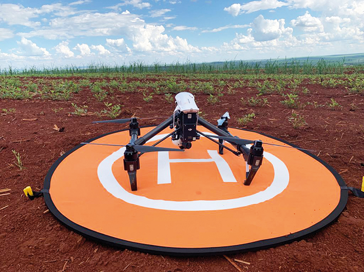 Drone utilizado para captação aérea