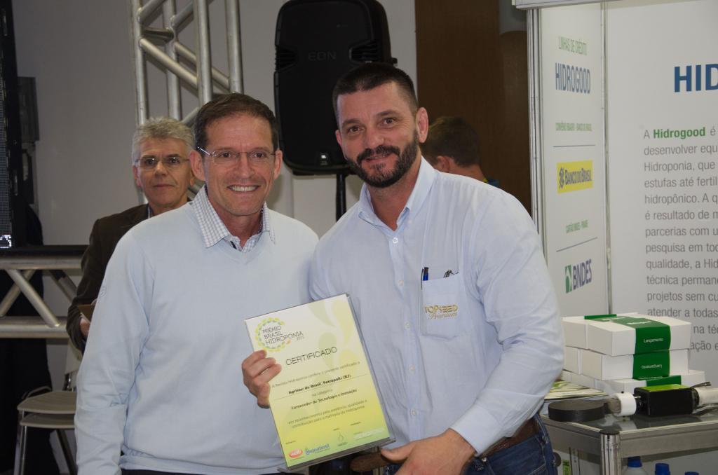 ​Agristar recebe Prêmio Brasil de Hidroponia