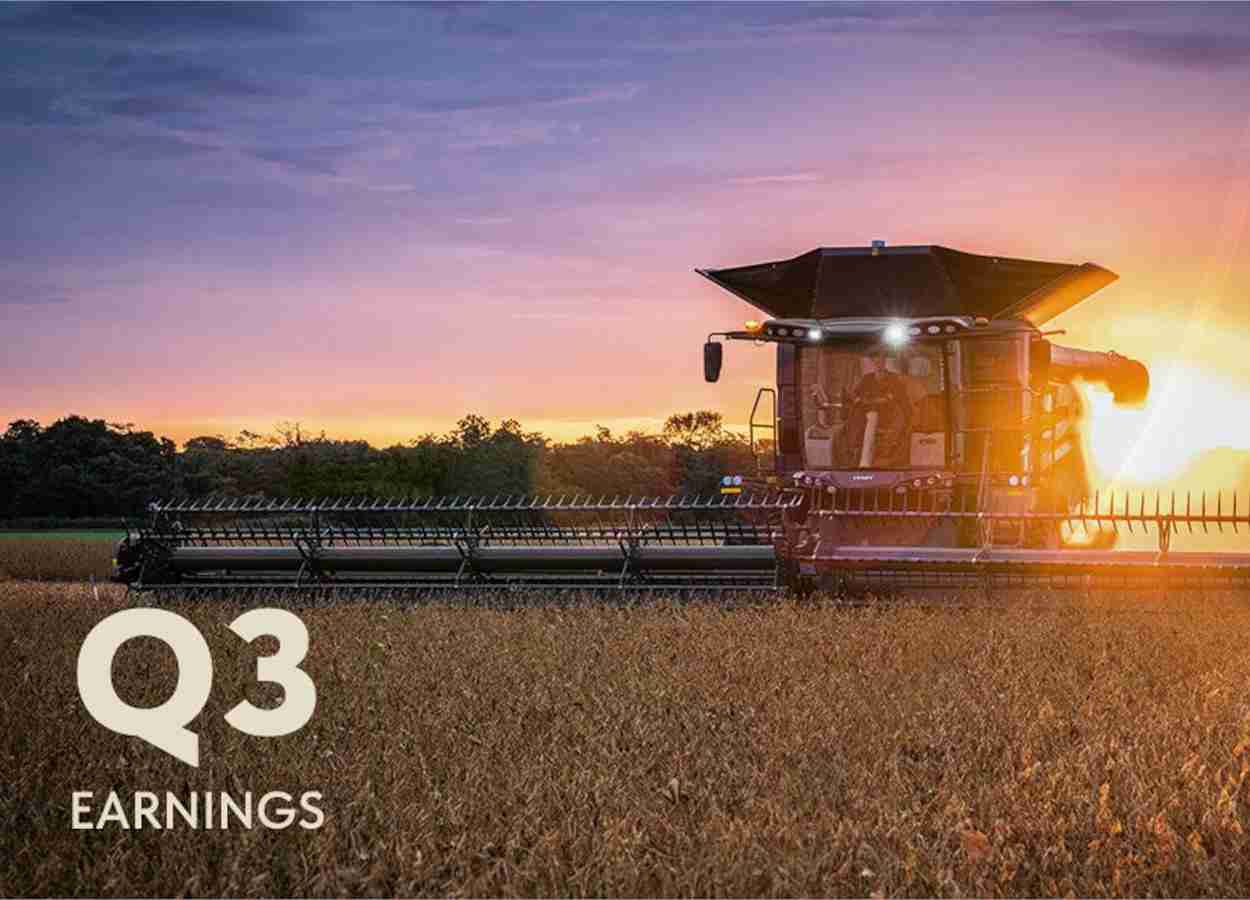 AGCO publica los resultados del tercer trimestre.