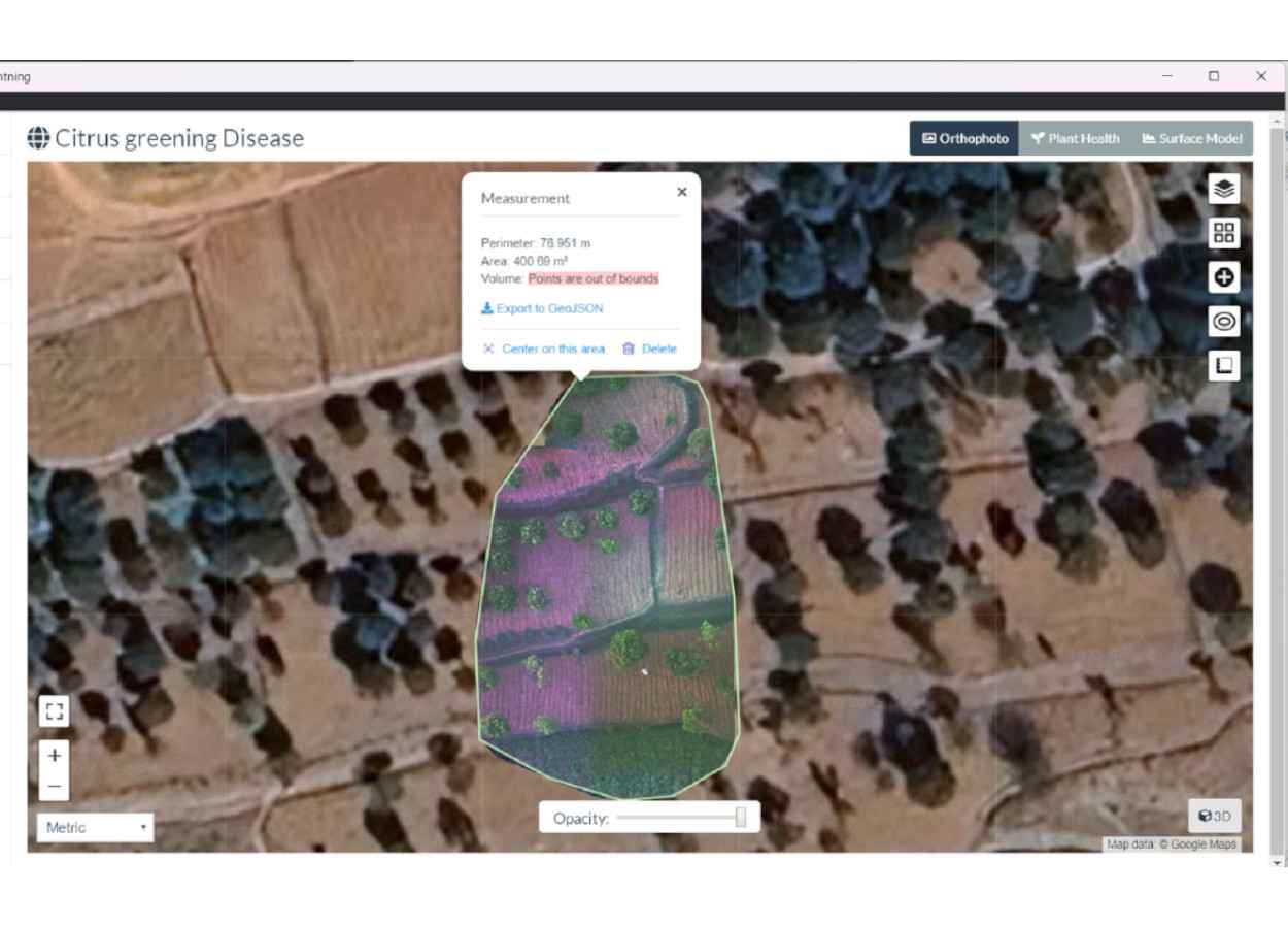 Drones e IA detectam HLB em citros com 89% de acurácia