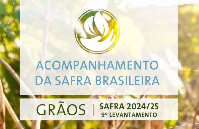 Conab divulga nono levantamento da safra 2024/25