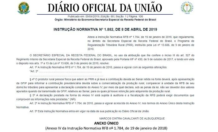 Receita Federal atende CNA e facilita obtenção de certidão negativa para produtor que aderiu ao PRR