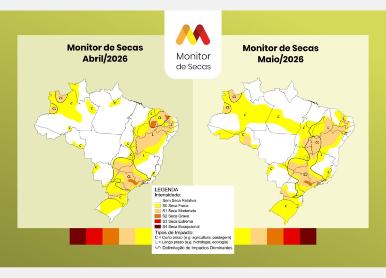Seca atinge 50% do território brasileiro, aponta Monitor