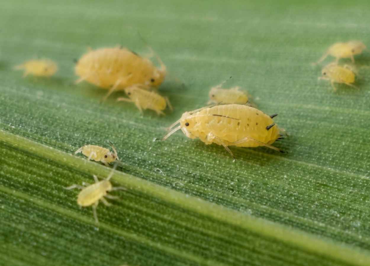 Proteína salivar favorece pulgão-do-sorgo e reduz defesa vegetal