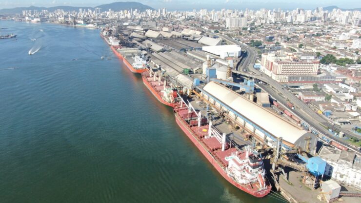Movimentação de açúcar volta a se destacar no Porto de Santos em janeiro