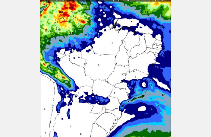 Inmet: previsão do tempo até segunda-feira (24)