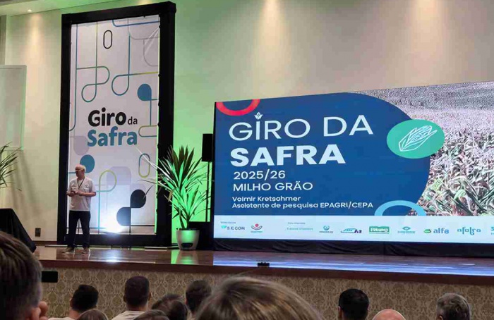 Extremo-Oeste de SC projeta 200,1 sacas de milho por hectare