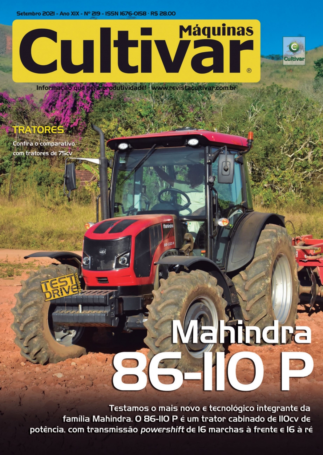 Test Drive Trator Mahindra 86-110 P