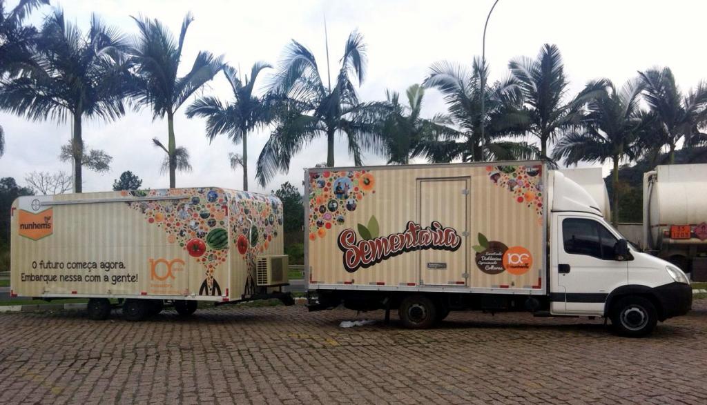 Bayer viaja pelo Brasil com caminhão de sementes de tomate