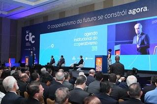 Marcos Montes participou da abertura do 14º Congresso Brasileiro de Cooperativismo