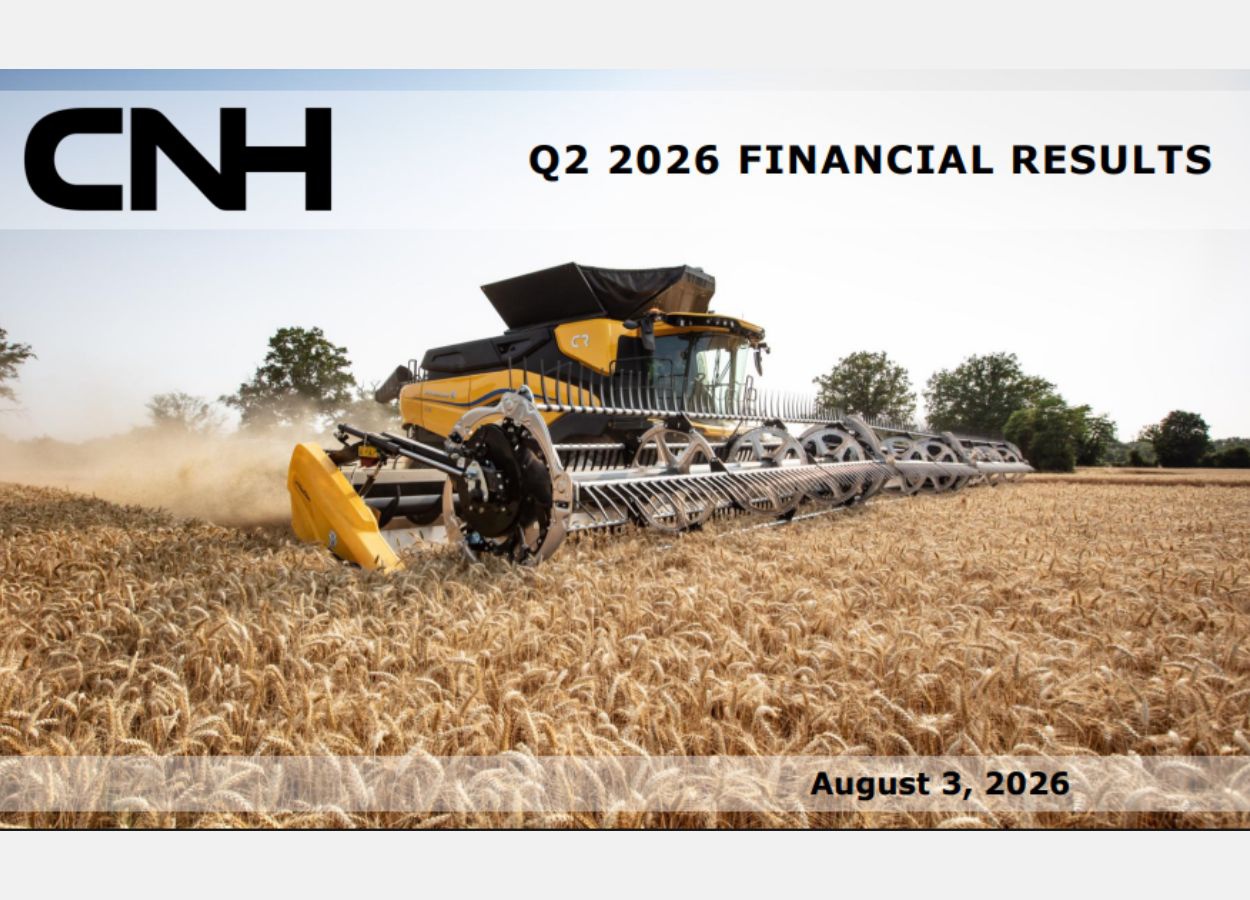 CNH Industrial divulga resultados do segundo trimestre