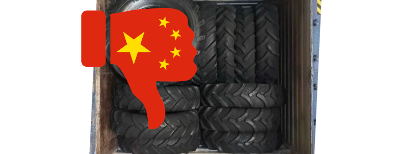 Importação de pneus agrícolas chineses sofre novas medidas antidumping