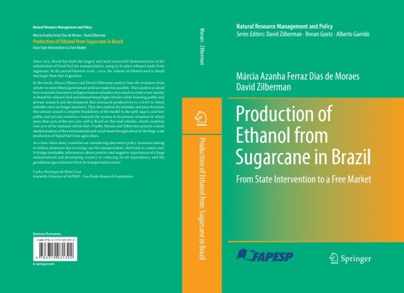 Modelo brasileiro de produção de etanol é tema de livro