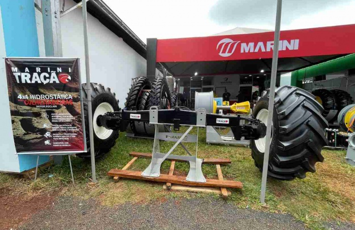 Tração 4x4 hidrostática da Marini estreia na Agrishow 2025