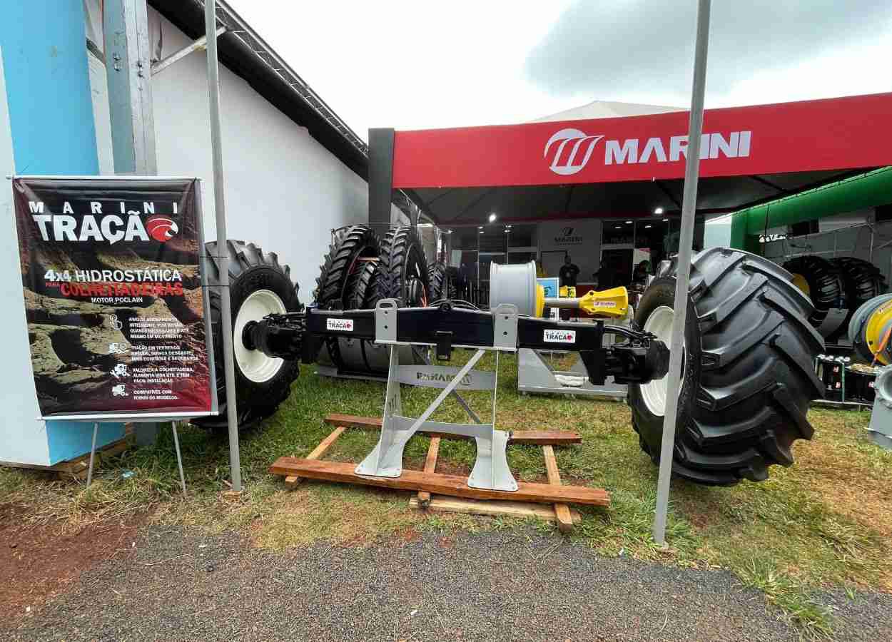 Tração 4x4 hidrostática da Marini estreia na Agrishow 2025