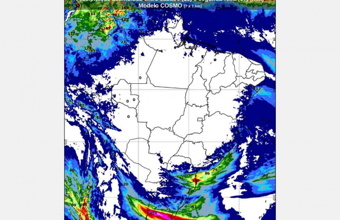 Inmet: previsão do tempo até segunda-feira (17)
