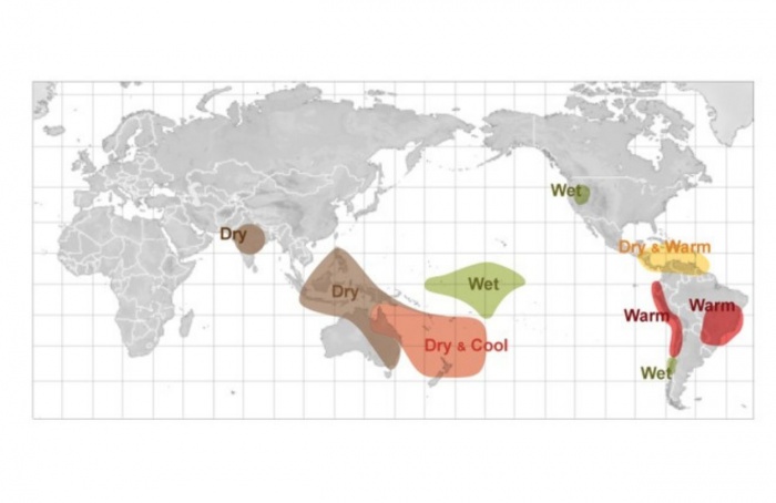 Onde o El Niño começa a afetar as lavouras globais