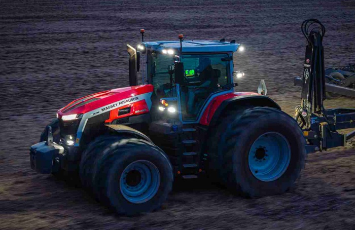 Trator MF 9S estreia na Argentina durante a Agroactiva 2026