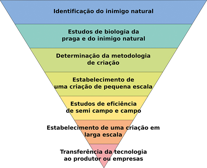 Figura 2 - Etapas para desenvolvimento de um programa de Controle Biológico completo