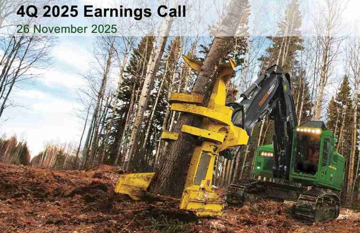 John Deere divulga resultados do ano fiscal de 2025