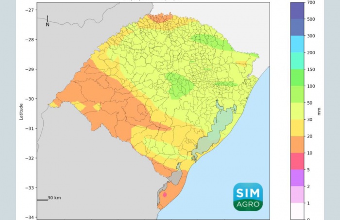 Rio Grande do Sul deve ter mais chuvas e queda de temperaturas nos próximos dias