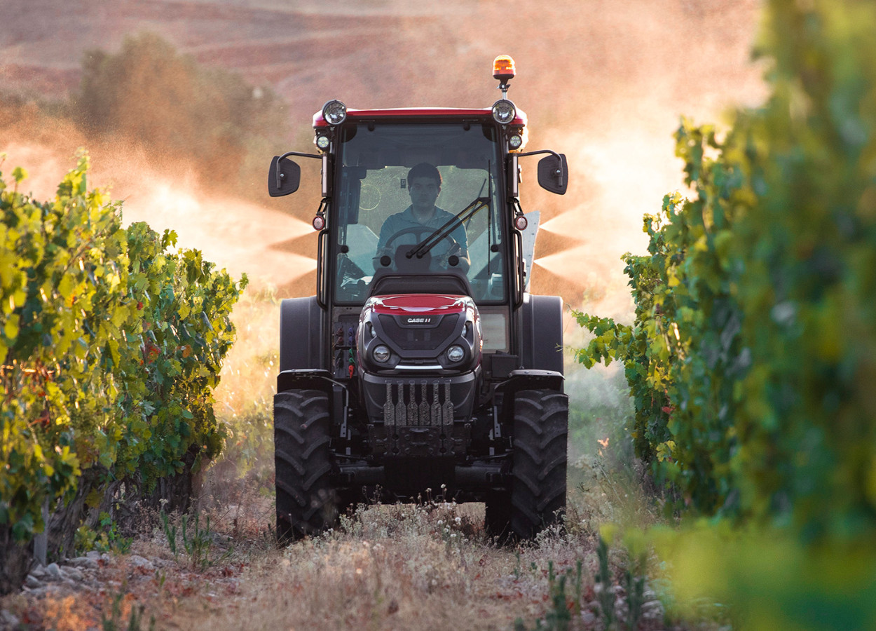 Case IH Quantum: visão frontal