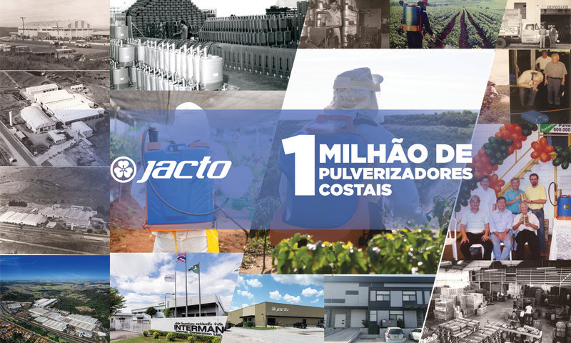 Jacto bate recorde de vendas e chega ao marco de 1 milhão de Pulverizadores Costais vendidos em 2021