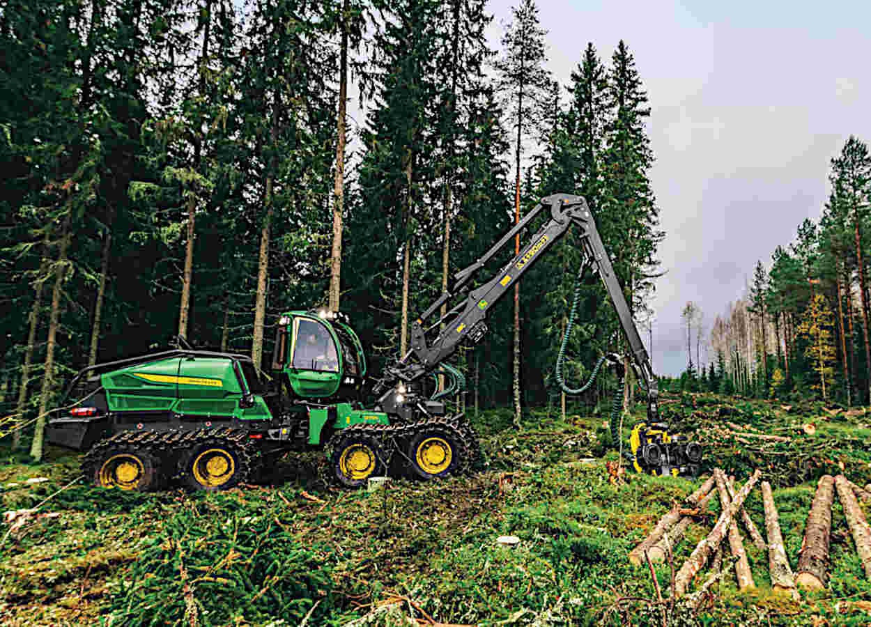 John Deere apresenta nova Série H de máquinas florestais