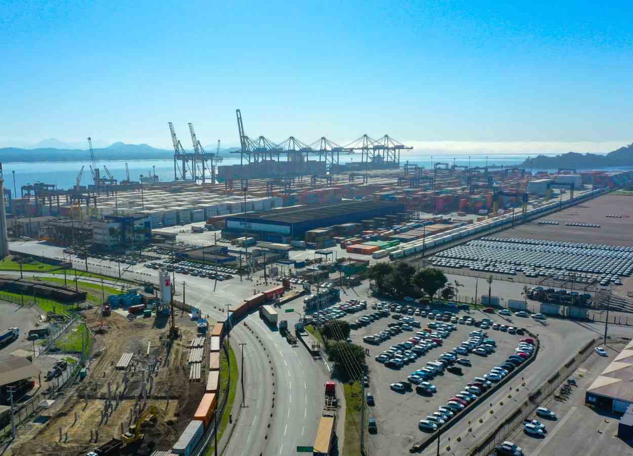 Nova linha dentro do pátio do Terminal deve elevar em cerca de 20% a capacidade da operação ferroviária