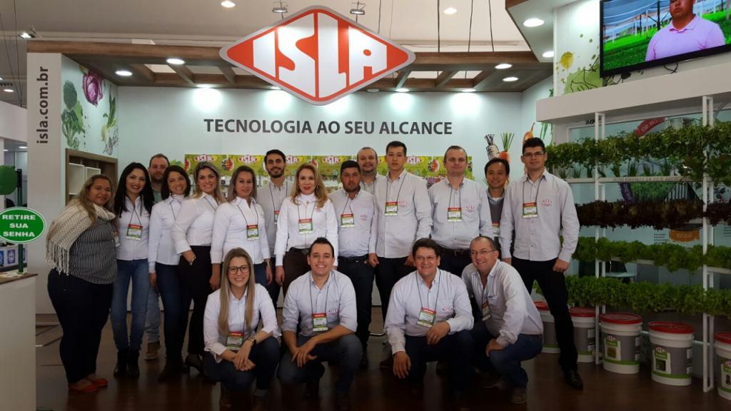 Isla Sementes comemora participação de sucesso na Hortitec