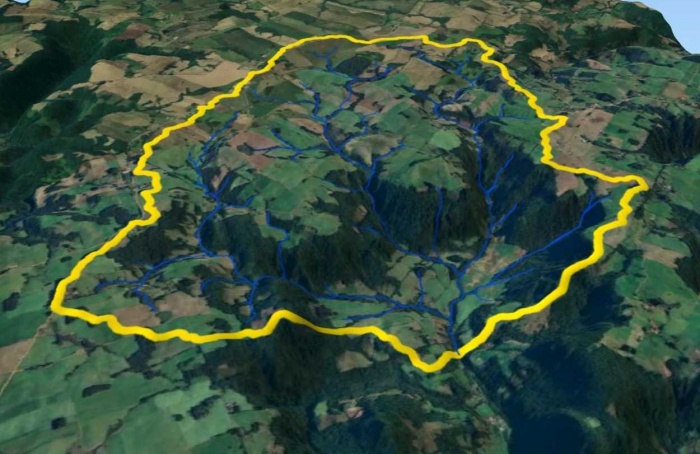 Manejo da enxurrada em lavouras e bacias hidrográficas