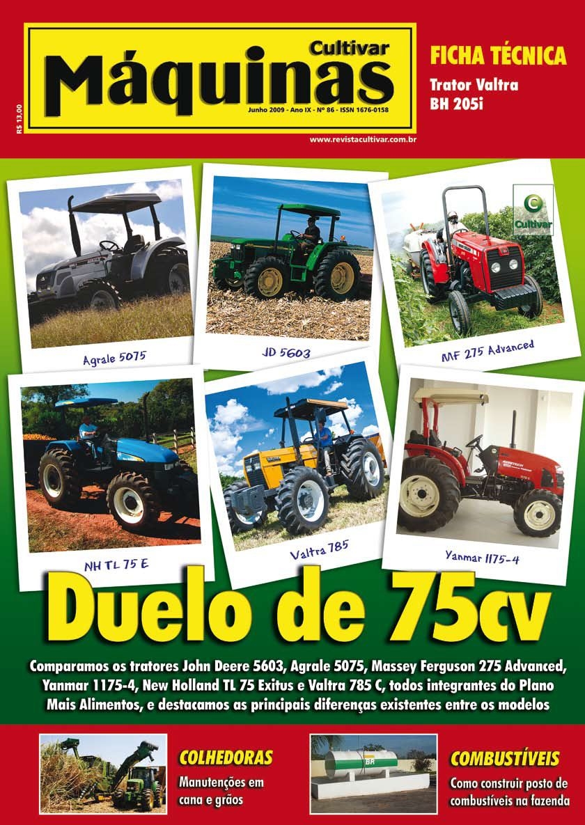 Comparativo tratores 75 cv