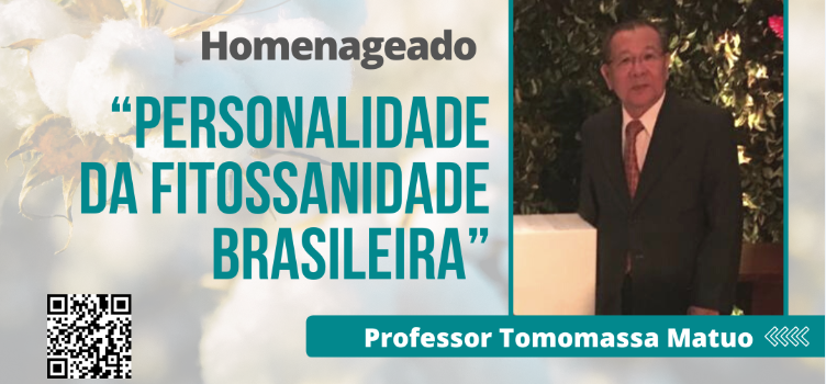 VI Conbraf Homenageia Professor Tomomassa Matuo, a “Personalidade da Fitossanidade Brasileira”