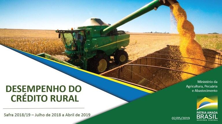 Desembolso do crédito rural alcançou R$ 142 bilhões em dez meses